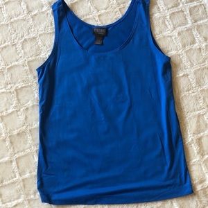 Royal blue microfiber tank